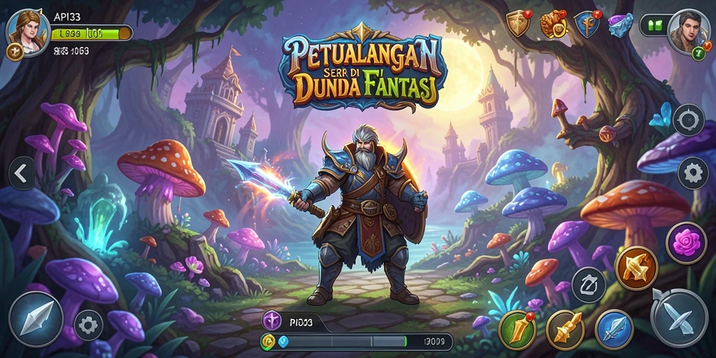 Tampilan gameplay API33 yang menampilkan petualangan seru dan menantang.