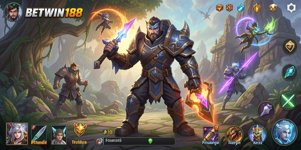 Tampilan gameplay BETWIN188 yang menakjubkan dan aksi mendebarkan.