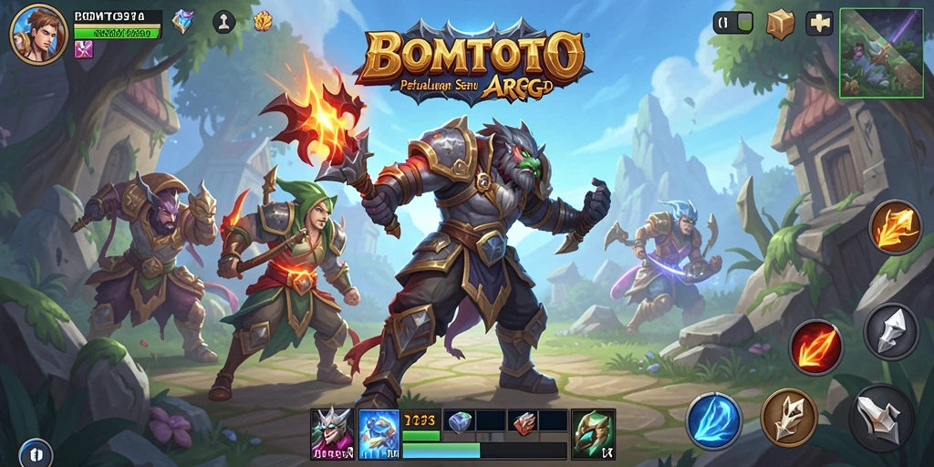 Tampilan menarik gameplay ARPG BOMTOTO penuh aksi dan petualangan.