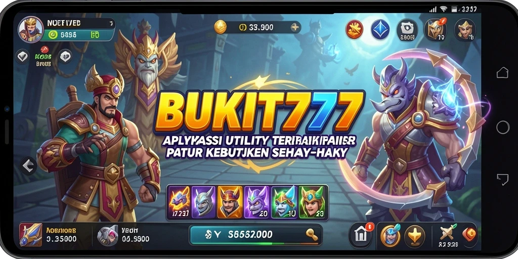 Tampilan antarmuka BUKIT777 yang mudah digunakan untuk berbagai kebutuhan.