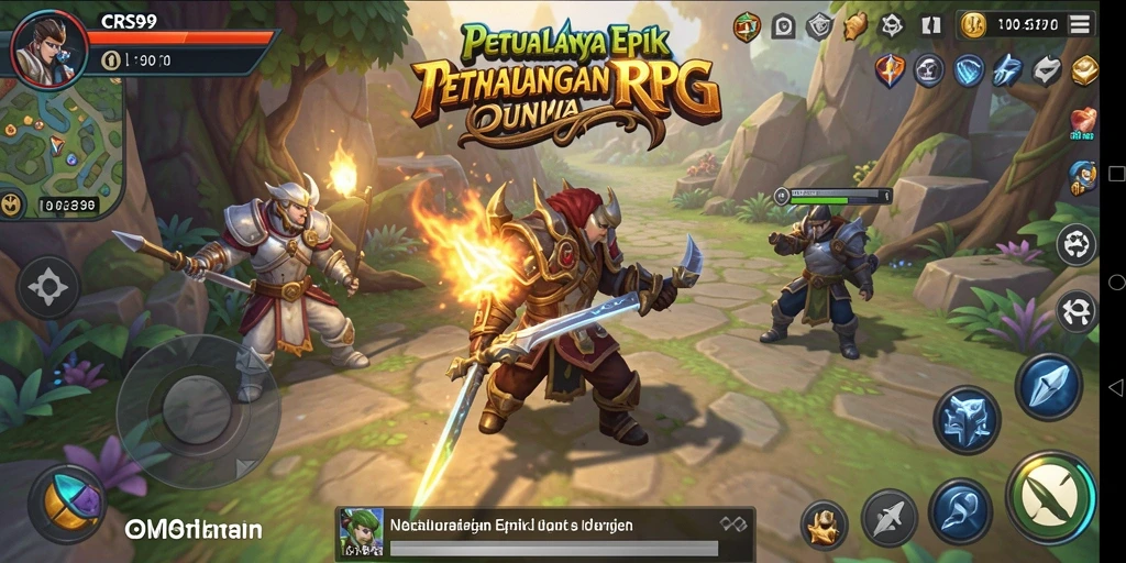Gameplay seru dari CRS99 dalam dunia RPG yang menakjubkan.