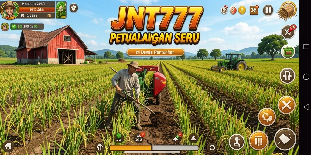 Gameplay yang menarik dan seru di dunia bertani.