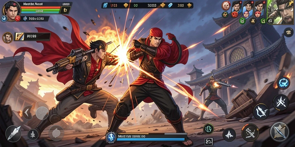 Tampilan gameplay action yang mendebarkan di MDG188.