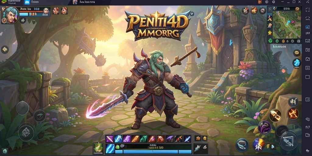 Gameplay seru dan mendalam di PENITI4D MMORPG.