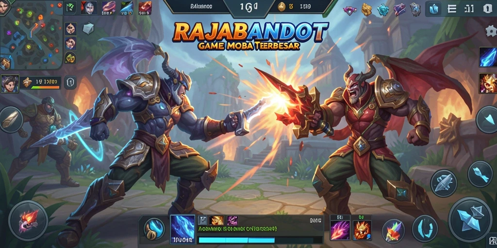Tampilan gameplay seru dari RAJABANDOT yang penuh aksi.