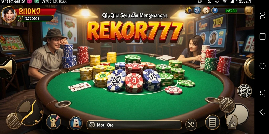 Tampilan gameplay QiuQiu yang mendebarkan di REKOR777.