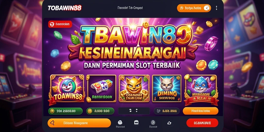 Tangkapan layar TOBAWIN88 menampilkan gameplay Slot yang mendebarkan dan grafis memukau.